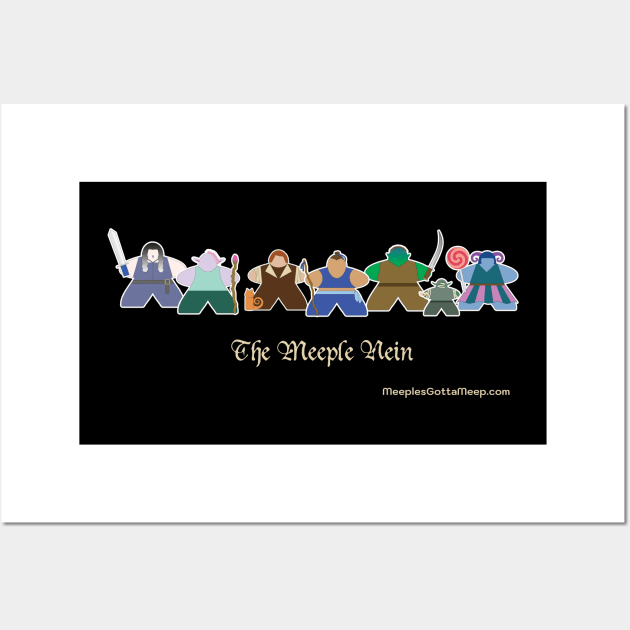 The Meeple Nein Wall Art by MeeplesGottaMeep